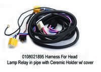 Harness For Head Lamp Relay In Pipe With Ceramic - Plastic, 15-40 Grams Weight | Smooth Finish For Automobile, Engineering, And Construction Industries