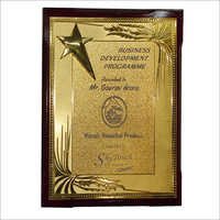 Engraved Wooden Plaque