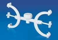 Fisher Clamp - Polypropylene, 15-20 Mm Height | Spring Loaded Vice Grip, Tapered Wedges For 1/2 Or 3/8 Rods, Corrosion-proof Design