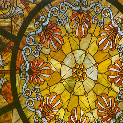 Fancy Glass Architectural Dome