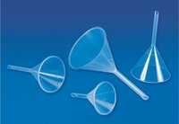 Funnels - Long Stem - Polypropylene, 62-150 Mm Stem Length, 60â° Cone Angle, Clear, Ideal For Chemical Laboratory Use, Weight: 20-50 Grams