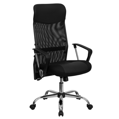 Mesh chair high back