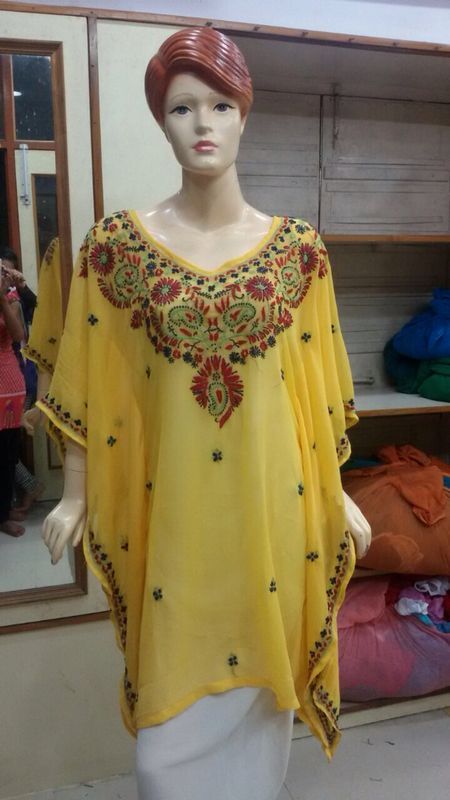 embrodried kaftan