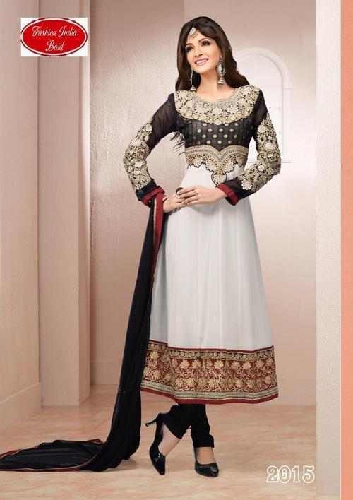 Georgette Churidar Salwar Suit