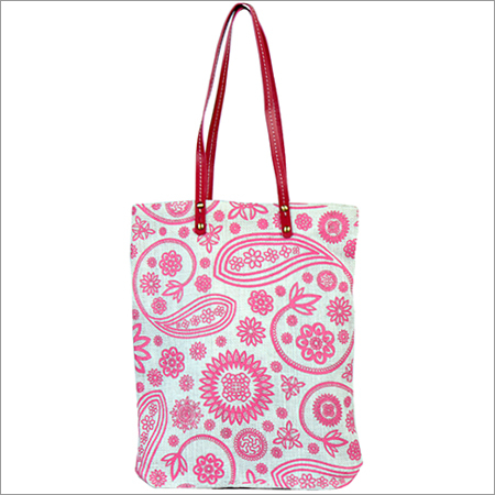 Printed ladies fancy Jute Bag