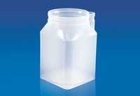 Leclanche Cell Pot - Polypropylene, 12 Pc Packing | Excellent Chemical Resistance, High Contact Clarity For Laboratory Use