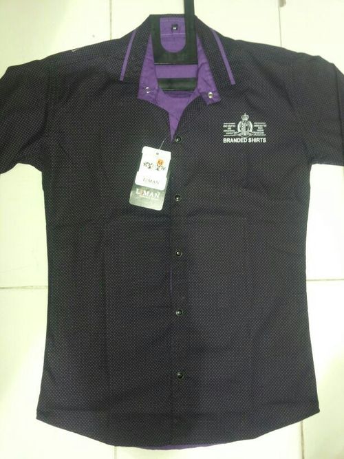 Shirt - Cotton, Size M, Black | Soft Fabric, Stylish Design, Durable, Comfortable Fit, Machine Wash, Button Closure