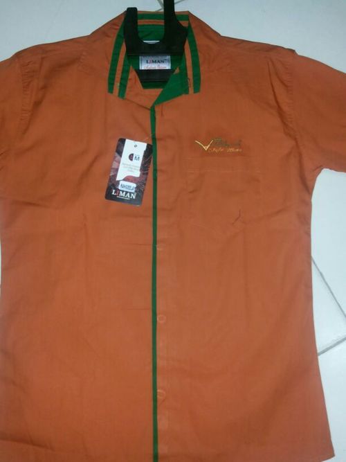 Shirt - Cotton, Medium, Orange | Soft Fabric, Stylish Design, Durable Material, Comfortable Fit, Easy Care