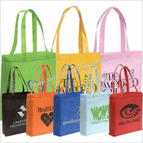 Designer Non Woven Carry Bags - 10x10, 12x12, 13x17, 16x16 Inches | Waterproof, Lightweight, Tear Resistant, Flexiloop Handle, Hot-Transfer Printing