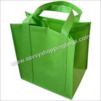 Designer Non Woven Carry Bags - Non Woven Fabric, 10x10, 12x12, 13x17, 16x16 Inch | Flexiloop Handle, Lightweight, Trendy Appearance