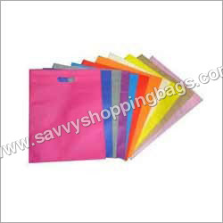 D Cut Non Woven Shopping Bags - Non Woven Fabric, 10x14, 12x16, 14x19, 16x21 Inch | Lightweight, Eco-Friendly, Smooth Texture, Patch Handle Design