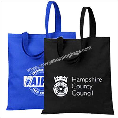 Promotional Non Woven Shopping Bags - Non Woven Fabric, 10X10 to 16X16 Inch Sizes, Flexiloop Handle , Heat Transfer Printing for Custom Designs