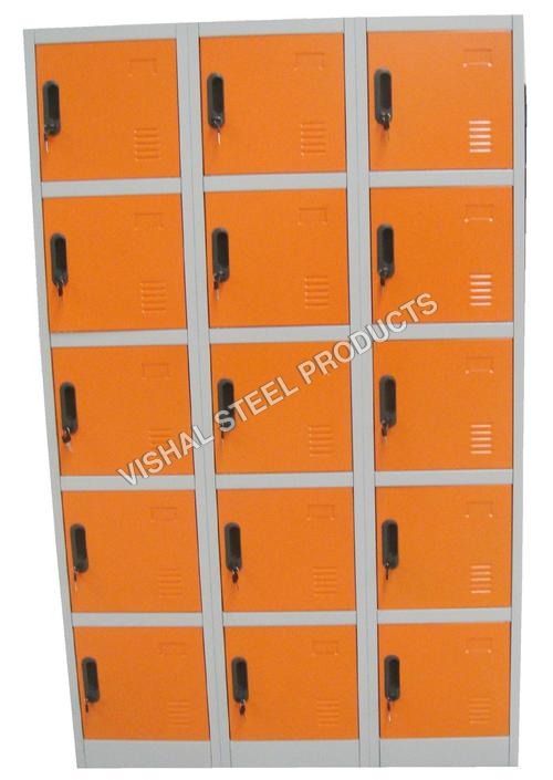 15 Door Locker Unit - Stainless Steel, 78"x36"x18" | Maintenance-Free, Customizable Colors, Rugged Design, Corrosion Proof
