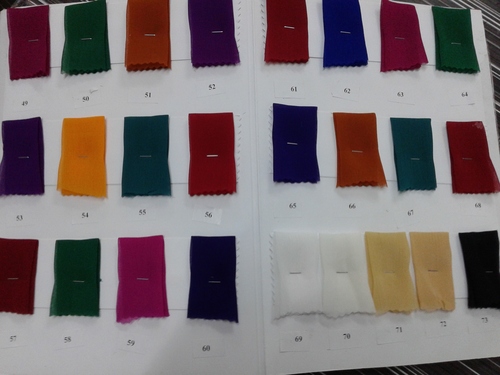 60 Gram Chiffon Dyed Net suppliers in surat