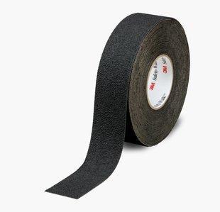 Anti Skid Tape Medium Resilient - Vinyl Roll Black, Medium Thickness | Slip Resistant, Durable, Strong Adhesion, Soft Texture