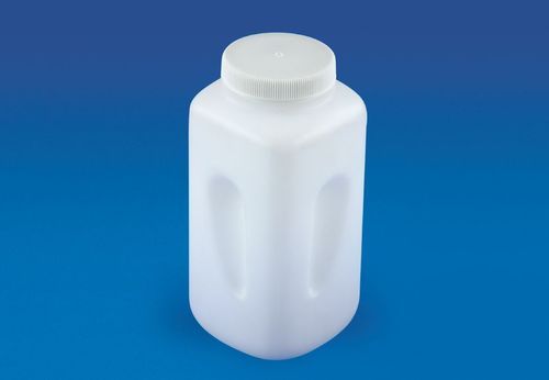 Plastic Wide Mouth Square Bottle