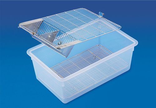 Plastic And Metal Animal Cage (Twin Grill)