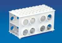 Universal Multi Rack - Polypropylene, Suitable For 30mm, 20mm, 17mm & 12mm Tubes, Versatile Lab Apparatus With Four-sided Functionality, Pack Of 6