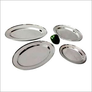 Stainless Steel Oval Plate