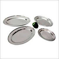 Stainless Steel Oval Plate