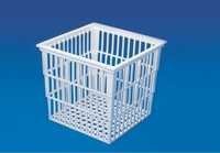 Test Tube Baskets - Polypropylene, 140x120x110 Mm & 160x160x160 Mm Sizes | Autoclavable, Unbreakable, Non-corrosive For Laboratory Use