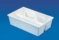 Carrier Tray - Autoclavable Polypropylene, 380x240x115 Mm Dimensions, Ergonomic Handle For Easy Transport Of Laboratory Reagents