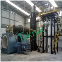 Industrial Waste Incinerator - Steel, Medium Size, Black Color | Fully Automatic Burners, High Efficiency, 99% Combustion Efficiency, Ce Certified Safety Features, Cpcb Compliant Design, Manual/automatic Waste Feeding System, Venturi Scrubber System