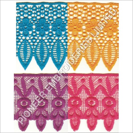 Dyed Guipure Laces