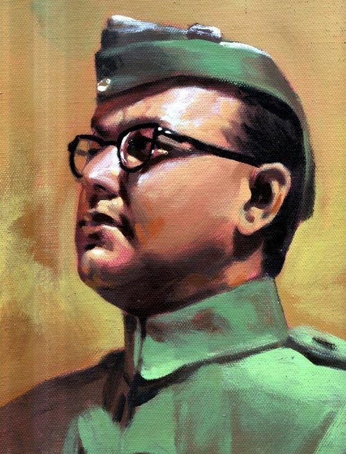 Subhash Chandra Bose Coloring page for kids-saigonsouth.com.vn