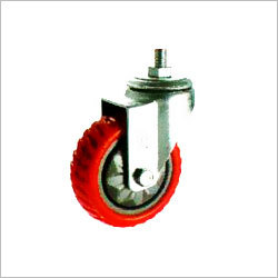 Press Type Castor Wheel