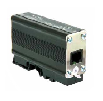 Surge arrester for telecommunications RJ45 connectors