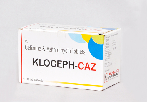 Cefixime 200mg + Azithromycin 250 mg tablets