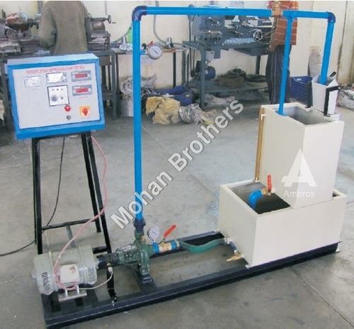 Blue And White Centrifugal Pump Test Rig