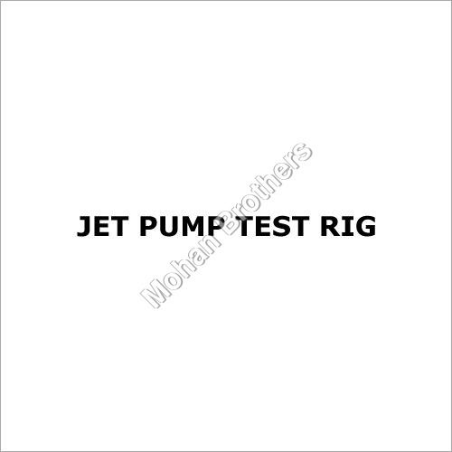 Jet Pump Test Rig