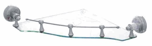 GLASS SHELF CORNER WITH FRAME