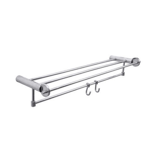 Stainless Steel Towel Rack-Geometrical (With Rail & Hook)