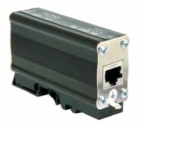 Surge arrester for Ethernet Cat. 5e connectors RJ45