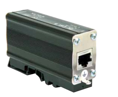 Surge arrester for Ethernet Cat. 6 connectors RJ45