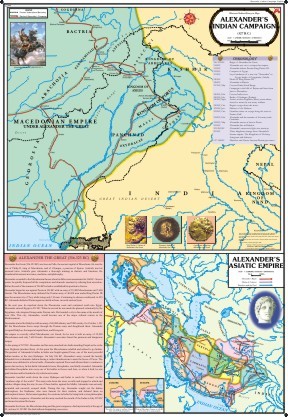 Alexander's Indian Campaign Map