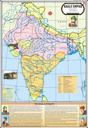 Khalji Empire Map