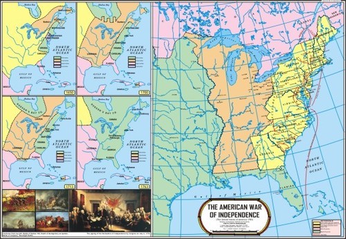 American War of Independence Map