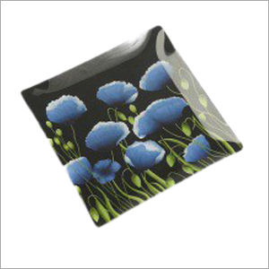 Fruit Set Collection - Ceramic 10x10x2 cm Blue, Floral Pattern | Elegant Design, Durable, Food Safe, Microwave & Dishwasher Safe