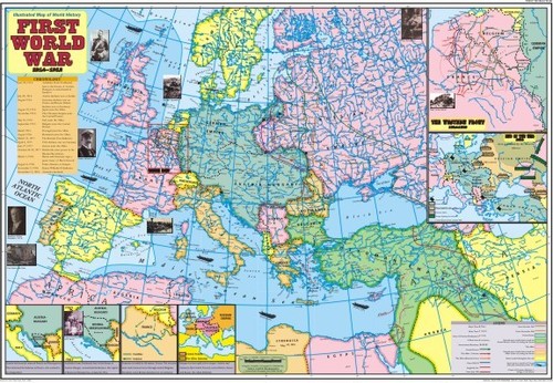 First World War(1914 - 1918) Map
