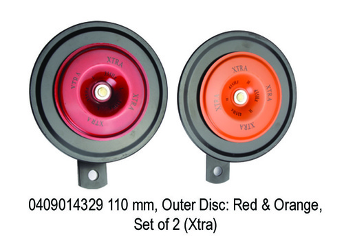 XT 4329 110 mm, Outer Disc Red & Orange, Set of 2 
