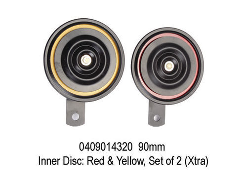 XT 4320 90 mm, Inner Disc Red & Yellow, Set of 2 (