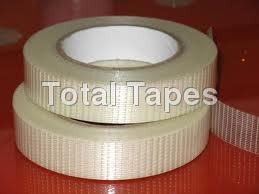 Cross Filament Tape - High Grade Materials, Transparent, Single Side Adhesive | High Tensile Strength, Easy to Apply, Easy to Peel