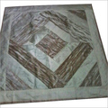 Embroidered Bed Covers - Cotton Blend, 60x90 Inches, Beige | Colorfast, Comfortable, Shrink Resistant, Elegant Geometric Design