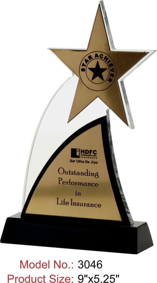 Star Achiever Acrylic Trophy