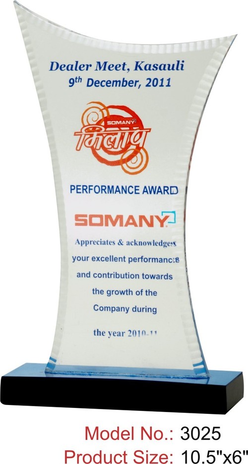 Performance Acrylic Award
