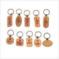 Metal Golden Printing Keyring - Color: Gold